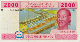 Central African States 2.000 Francs, P-308M (2002, Sign. 13) - UNC - Central African Republic RARE - Central African States
