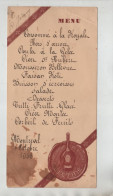 Montrevel 1936 Jacquy Liqueur De Dessert  Sixtine Menu - Menükarten