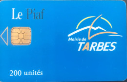 PIAF   -   TARBES  -  (bleu)  -  200 Unités - Parkeerkaarten