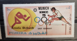 FUJEIRA Athletisme, Haies,  Jeux Olympiques, MUNICH 1972 Michel N° 1437. Neuf Sans Gomme (Annelie Ehrhardt) - Verano 1972: Munich