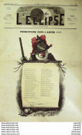 L'Eclipse 1869 N°  51Bis Prédictions Pour L'Année André GILL - Magazines - Before 1900