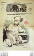 L'Eclipse 1869 N° 75 Le Capitaine Lambert André GILL - Magazines - Before 1900