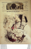 L'Eclipse 1868 N° 41 Nuits De Paul De Kock André GILL - Magazines - Before 1900