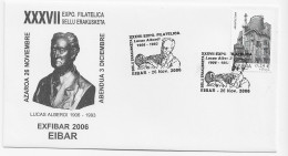 3778   Carta  Expo. Eibar 2006, Lucas Alberdi (1906-1993) - Cartas & Documentos