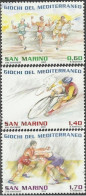 San Marino - 2009 - Sport - Mediterranean Games - Mint Stamp Set - Unused Stamps