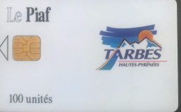 PIAF   -   TARBES  -  100 Unités - Cartes De Stationnement, PIAF