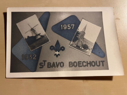 Boechout  St Bavo 1932-1957   MOLEN + KERK - Boechout