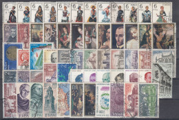 ESPAÑA 1970 Nº 1949/2007 AÑO COMPLETO USADO, CON TRAJES, 59 SELLOS - Volledige Jaargang