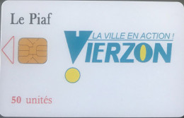 PIAF   -   VIERZON  -  La Ville En Action  -  50 Unités - Cartes De Stationnement, PIAF