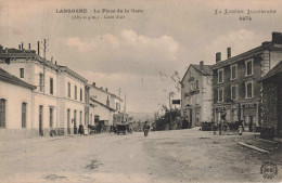 FR-48 LOZÈRE - LANGOGNE - La Place De La Gare (Alt 913m - Cure D'Air) - Langogne