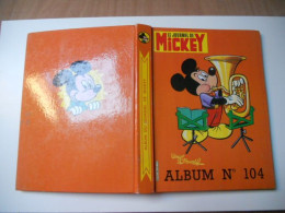 Le Journal De Mickey Album Relier  N°104 Du N°1604 AU N°1613 - Paquete De Libros