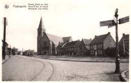 Poelcapelle (1914-1918) - Groote Markt En Kerk - Langemark-Poelkapelle