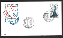 ISLANDE. Flamme De 1977 Sur Enveloppe. - Storia Postale