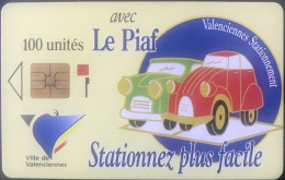 PIAF  -   VALENCIENNES  - Stationnez Plus Facile  -  100 Unités - Cartes De Stationnement, PIAF