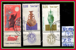 ASIA# ISRAEL# #COMMEMORATIVE SERIES WITH TABS# USED¤ (ISR-280TA-1) (30) - Oblitérés (avec Tabs)