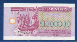 UKRAINE - P. 91r – 1.000 1000 Ukraïns'kih Karbovantsiv 1992 UNC, S/n 806/99 128415 Replacement - Ukraine