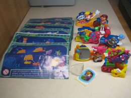 2001 Ferrero - Kinder Surprise - Tinas Und Toms Galaxis Abenteuer - 3D Puzzle - Complete Set + 6 BPZ's - Monoblocs