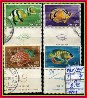 ASIA# ISRAEL# #COMMEMORATIVE SERIES WITH TABS# USED# (ISR-280TA-1) (14) - Used Stamps (with Tabs)