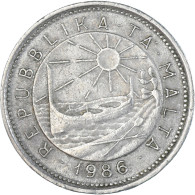 Monnaie, Malte, 10 Cents, 1986 - Malte