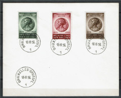 FDC - 991/993 - Eerste Dag Stempel - Bruxelles-Brussel - 1951-1960