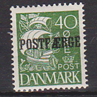 Dänemark Postfähre 40 Oehre PF 14 ** Geprüft Wahl (DDR-Prüfer) - Segnatasse