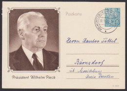 Schönbach üb. Löbau DDR Bildpost-GA 10 Pf. Fünfjahrplan Wilhelm Pieck MiNr. P67 Präsident, SoSt.14.5.57 - Postkarten - Gebraucht