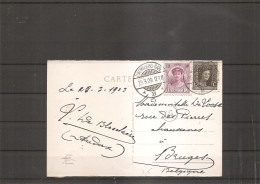 Luxembourg ( CP De 1923 De Luxembourg-gare Vers La Belgique à Voir) - 1921-27 Charlotte Di Fronte