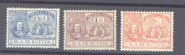 Pays-Bas  :  Yv  73-75  * - Unused Stamps