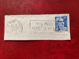 Le Mans Gare - Mechanical Postmarks (Advertisement)