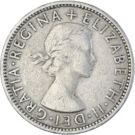 Monnaie, Grande-Bretagne, Florin, Two Shillings, 1955 - J. 1 Florin / 2 Schillings