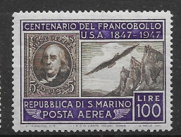 San Marino Mnh **  20 Euros 1947 Airmail - Poste Aérienne