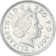 Monnaie, Grande-Bretagne, 10 Pence, 2001 - 10 Pence & 10 New Pence