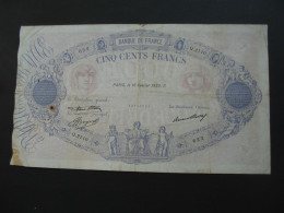 500 Cinq Cents Francs "BLEU ET ROSE"  16 Février 1933   **** EN ACHAT IMMÉDIAT  **** - 500 F 1888-1940 ''Bleu Et Rose''