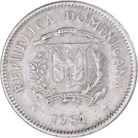 Monnaie, République Dominicaine, 10 Centavos, 1984 - Dominicaine