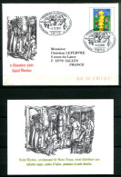 REPUBLIQUE FEDERALE ALLEMANDE - Ganzsache (entier) Michel Uso 19 Avec Piquage Privé "Nikolaustag" - Enveloppes Privées - Oblitérées