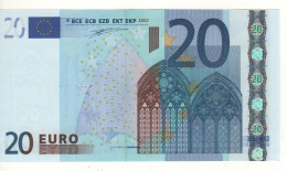 20 EURO  "M"   PORTUGAL   Firma Duisenberg    U 006 B4   /  FDS - UNC - 20 Euro