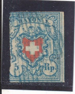 Suisse Poste Fédérale N° 20 Oblitéré - 1843-1852 Federale & Kantonnale Postzegels