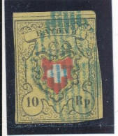 Suisse Poste Fédérale N° 15 Oblitéré - 1843-1852 Kantonalmarken Und Bundesmarken