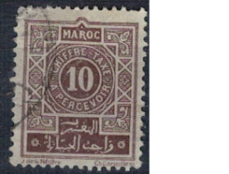 MAROC       N°  YVERT  TAXE 29 ( 12 )  OBLITERE    ( OB 11/ 08 ) - Portomarken