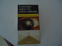 GREECE USED EMPTY CIGARETTES BOXES MARLLBORO - Empty Tobacco Boxes