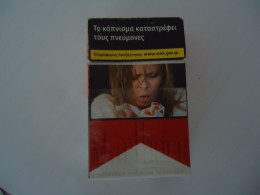 GREECE USED EMPTY CIGARETTES BOXES MARLLBORO - Boites à Tabac Vides