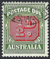 AUSTRALIA 1959 ½d Carmine & Deep-Green Postage Due II SGD132a Used - Impuestos