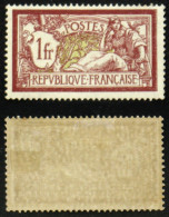 N° 121 1F MERSON Neuf N* TB Cote 35€ - 1900-27 Merson