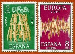 Spain 1972 Europa CEPT (**)  Mi 1985-86; Y&T 1744-45 - 1972