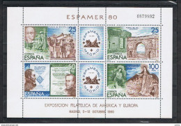 SPAGNA:  1980  BARNAFIL  BL/FGL. -  S. CPL. 4  VAL. N. -  YV/TELL. 27 - Blocs & Hojas