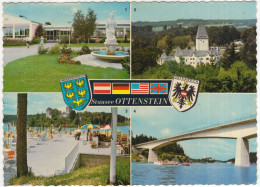 Stausee Ottenstein; Erholungszentrum, Schloß, Seerestaurant Mit Ruine, Purzelkampbrücke - NÖ - (Österreich/Austria) - Zwettl