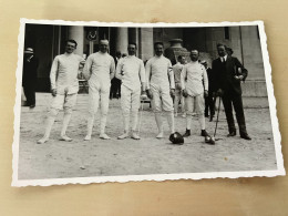 Oostende FOTOKAART  Coupe Van Den Abeele Tournoi  Tornooi Schermen 1921  Equipe Championne ESCRIME - Oostende