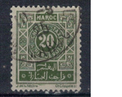 MAROC       N°  YVERT  TAXE 30 ( 3 ) OBLITERE    ( OB 11/ 09 ) - Impuestos