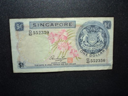 SINGAPOUR : 1 DOLLAR   ND 1972    P 1d     TTB - Singapur