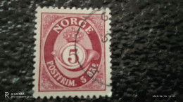 NORVEÇ-1920-40        5ÖRE     USED - Oblitérés